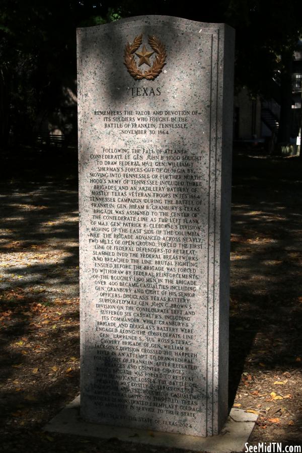 Carter Farm: Texas Monument