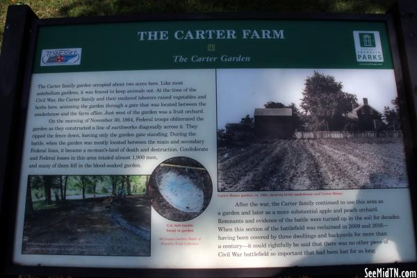 Carter Farm: The Carter Garden
