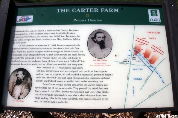 Carter Farm: Brown's Division Carter Farm: Brown's Division