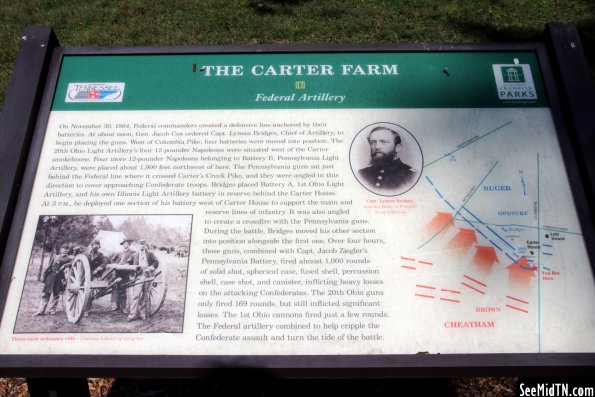 Carter Farm: Federal Artillery