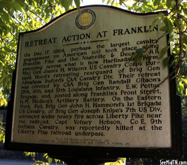Retreat Action at Franklin