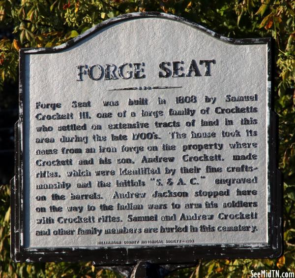 Forge Seat