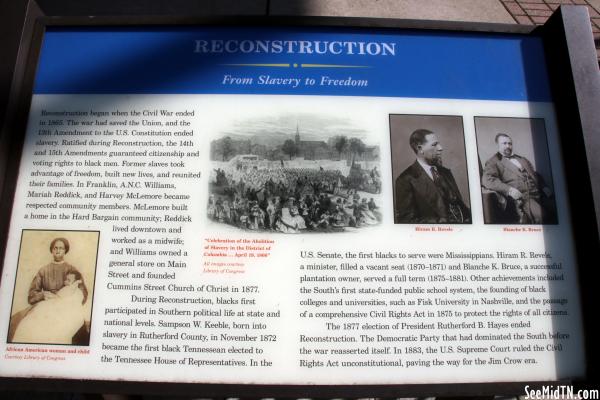 Reconstruction | From Slavery to Freedom