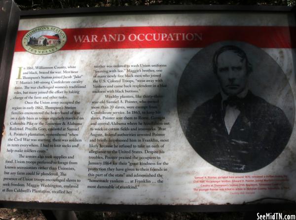 Thompson's Station: War and Occupation