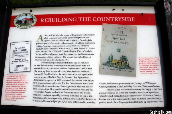 Thompson's Station: Rebuilding the Countryside