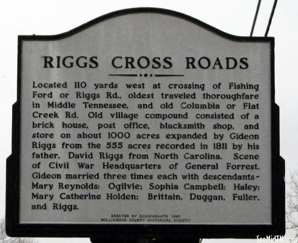 Riggs Cross Roads