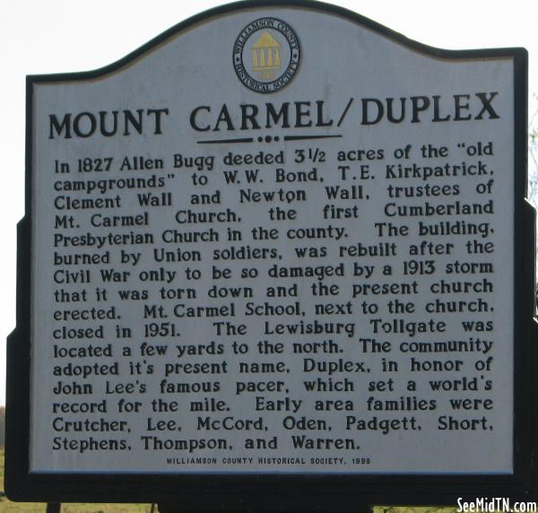 Mount Carmel / Duplex