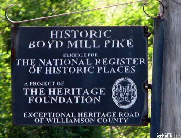Boyd's Mill Pike