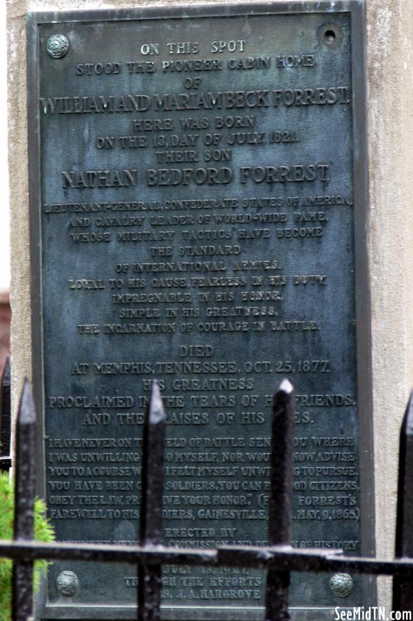 Nathan Bedford Forrest Birthplace