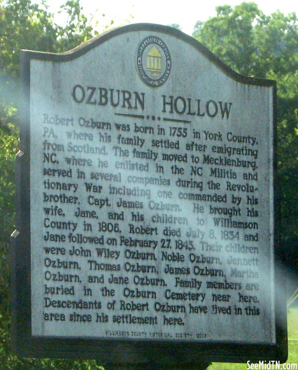 Ozburn Hollow