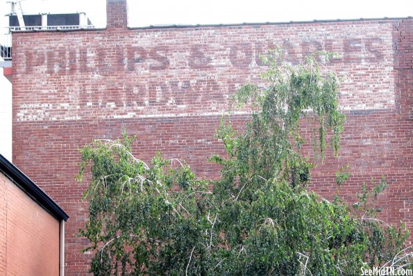 Phillips &amp; Quarles Hardware ghost sign 