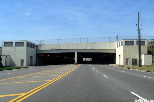 Airport Runway over Murfreesboro Rd.