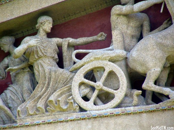 Parthenon Carving detailed closeup