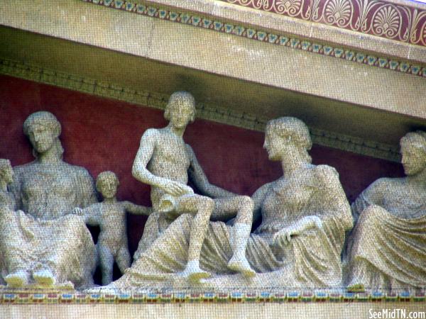 Parthenon Carving detailed closeup