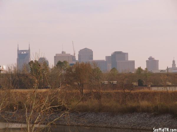 Nashville Skyline from Lock One Park