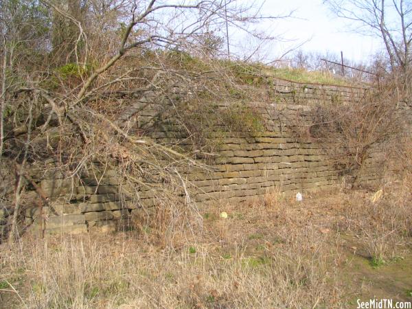 Lock One Park retaining wall