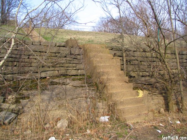 Lock One Park concrete stairs