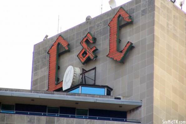 L&amp;C Tower neon logo