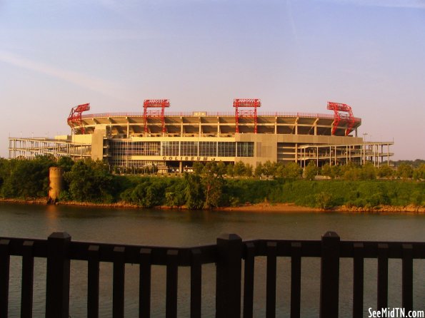 View of LP Field from Fort Nashboro