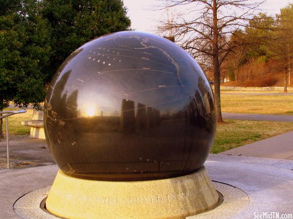 Bicentennial Mall Floating Granite Ball