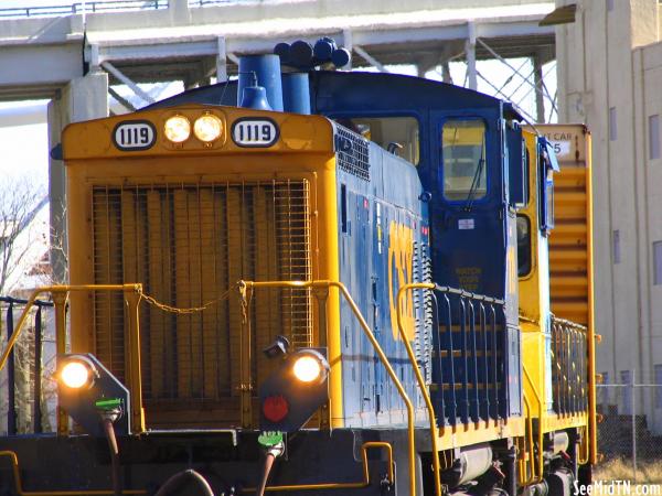 CSX Train seen in front of LP Field