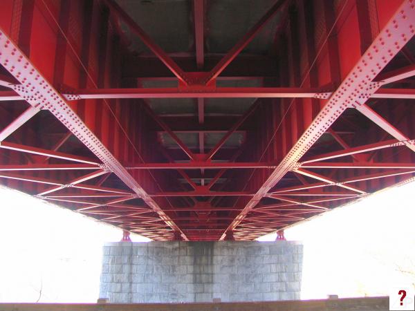 Woodland St. Bridge underneath