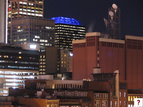 Downtown Buildings at night