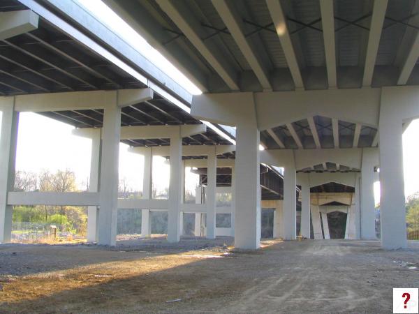 Underneath Briley Parkway's Cumberland River Bridge