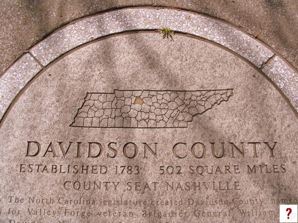 Davidson county at Bicentennial Mall