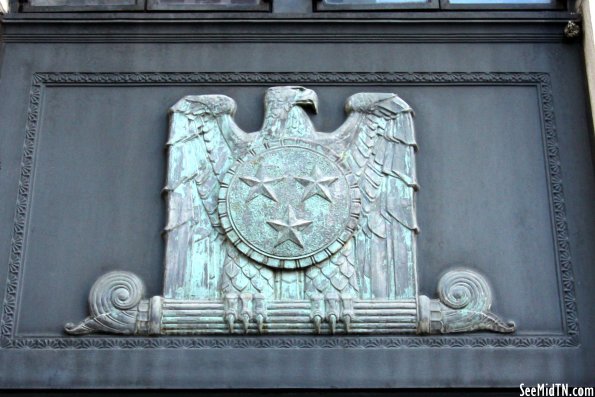 Eagle decor at John Sevier Office Building