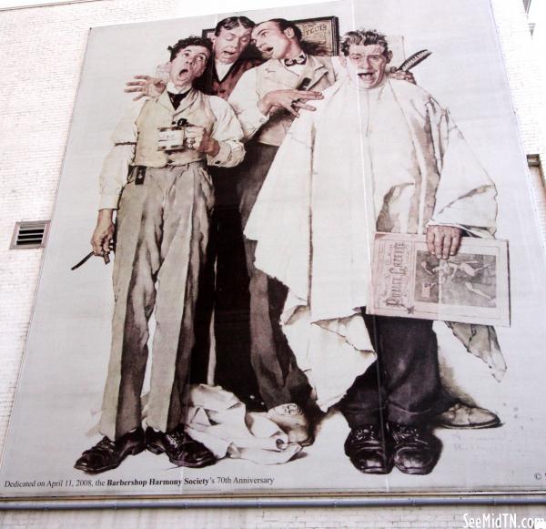 Barbershop Harmony Society - Norman Rockwell mural