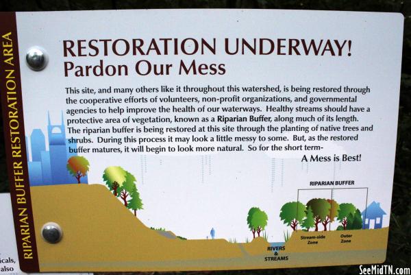 Lockeland Spring Marker: Restoration Underway