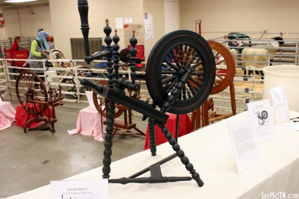 Sheep Barn: Wool-Spinning Display