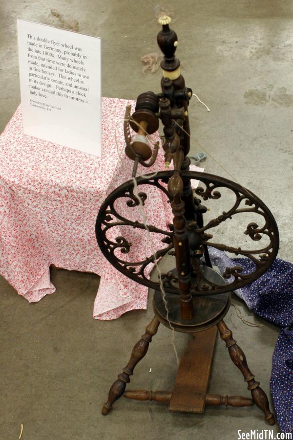 Sheep Barn: Wool-Spinning Display