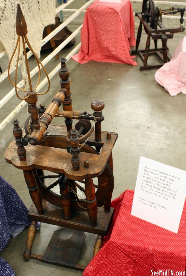 Sheep Barn: Wool-Spinning Display