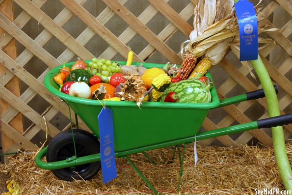 Agriculture: Wheelbarrow Cornucopia