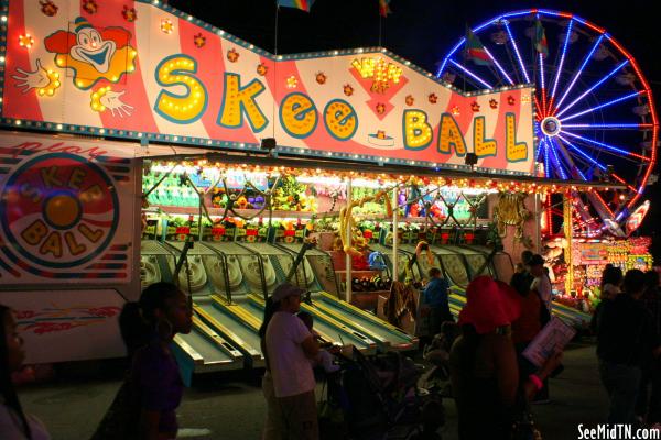 Midway: Skeeball at Night