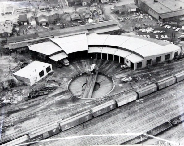 Museum Photo: Roundhouse as seen from the air