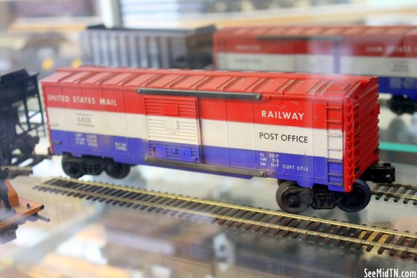 Model Train Post Office Car