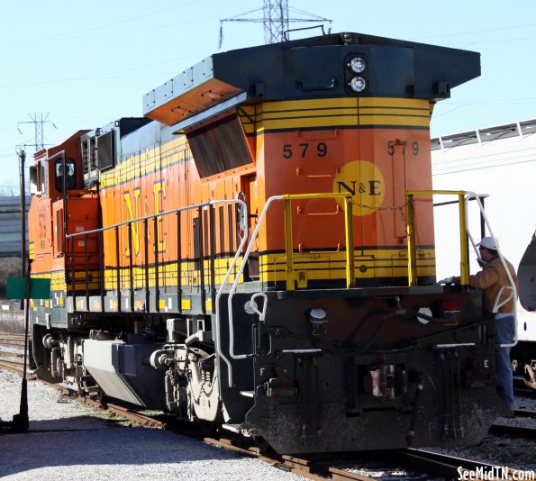 Nashville # Eastern Orange Locomotive #579 "City of Cookeville"