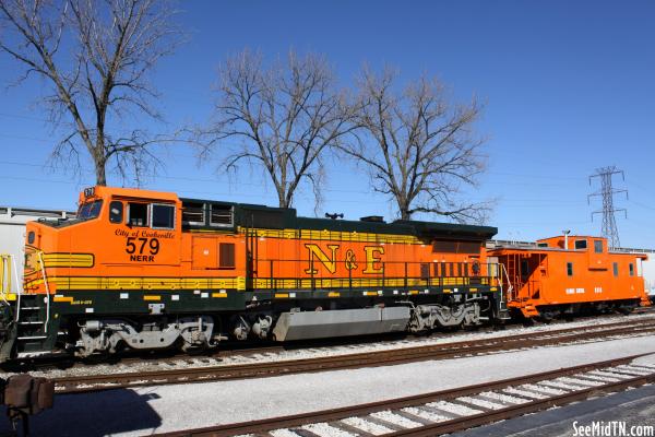 Orange Engine &amp; Caboose