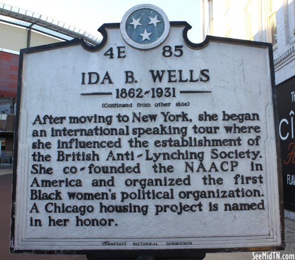 Ida B. Wells Marker 2