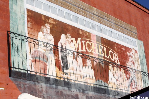 Michelob ad mural