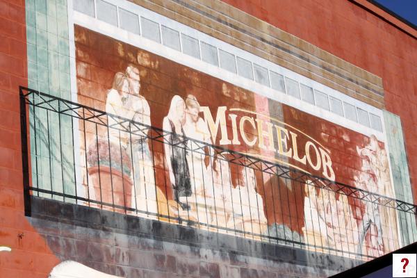 Michelob ad mural