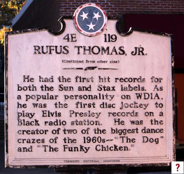 Rufus Thomas Jr. Marker 1