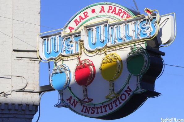 Wet Willies Neon Sign