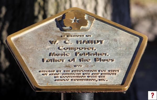 W.C. Handy marker