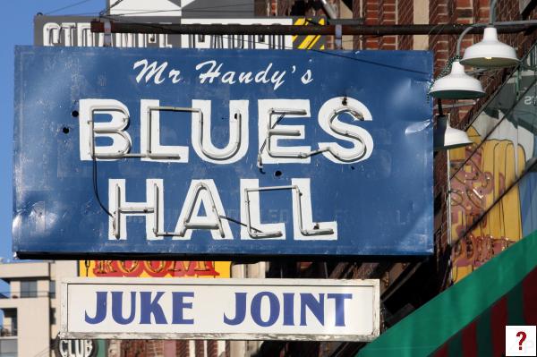 Mr. Handy's Blues Hall Juke Joint neon sign 