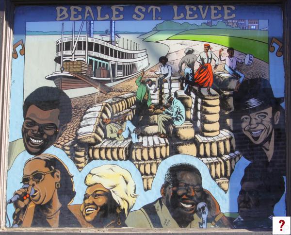 Blues Mural: Beale St. Levee