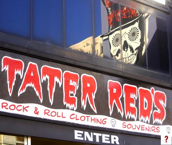 Tater Red's sign